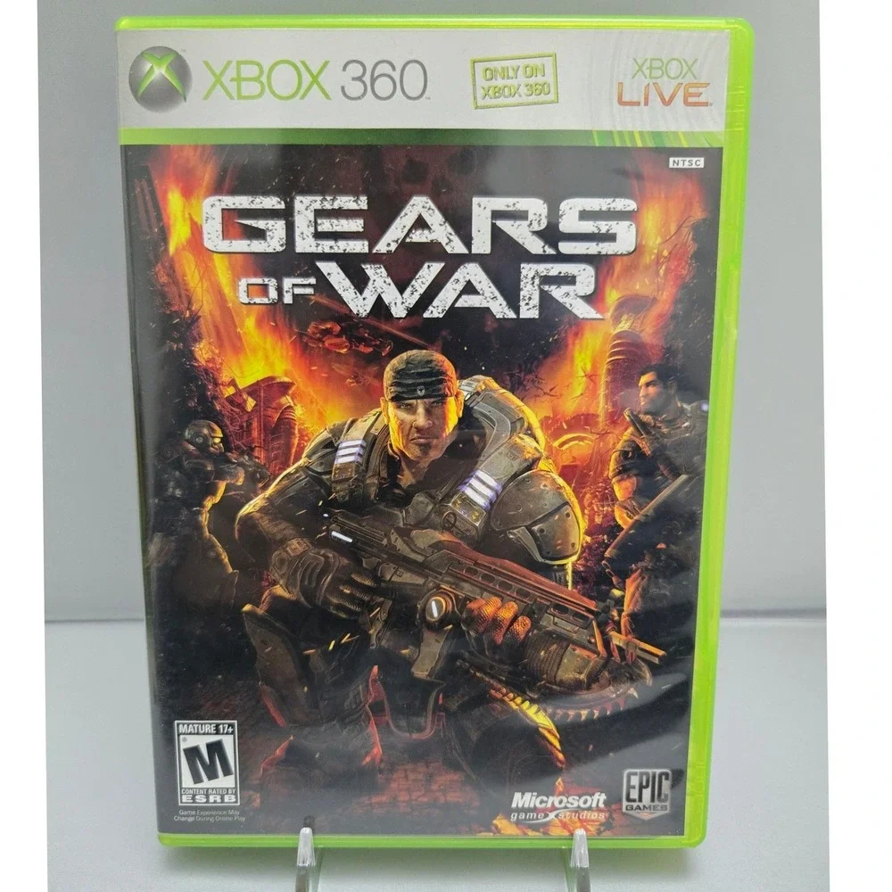 Gears of War 1, 2, & 3 Bundle - Xbox 360 - 3 Games Complete CIB‎ W/ Manuals